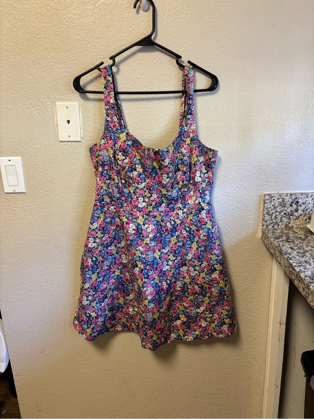 Old Navy Multicolor Floral Smocked Top